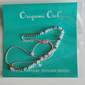 NWT📿 Origami Owl Morse Code Love Bracelet